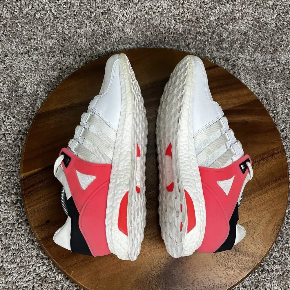 DS Adidas Equipment EQT Support Ultra Boost White/Turbo Men’s Size 11 Shoes